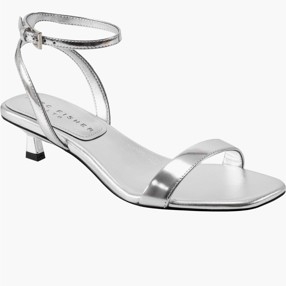 Alona Ankle Strap Kitten Heel Sandal